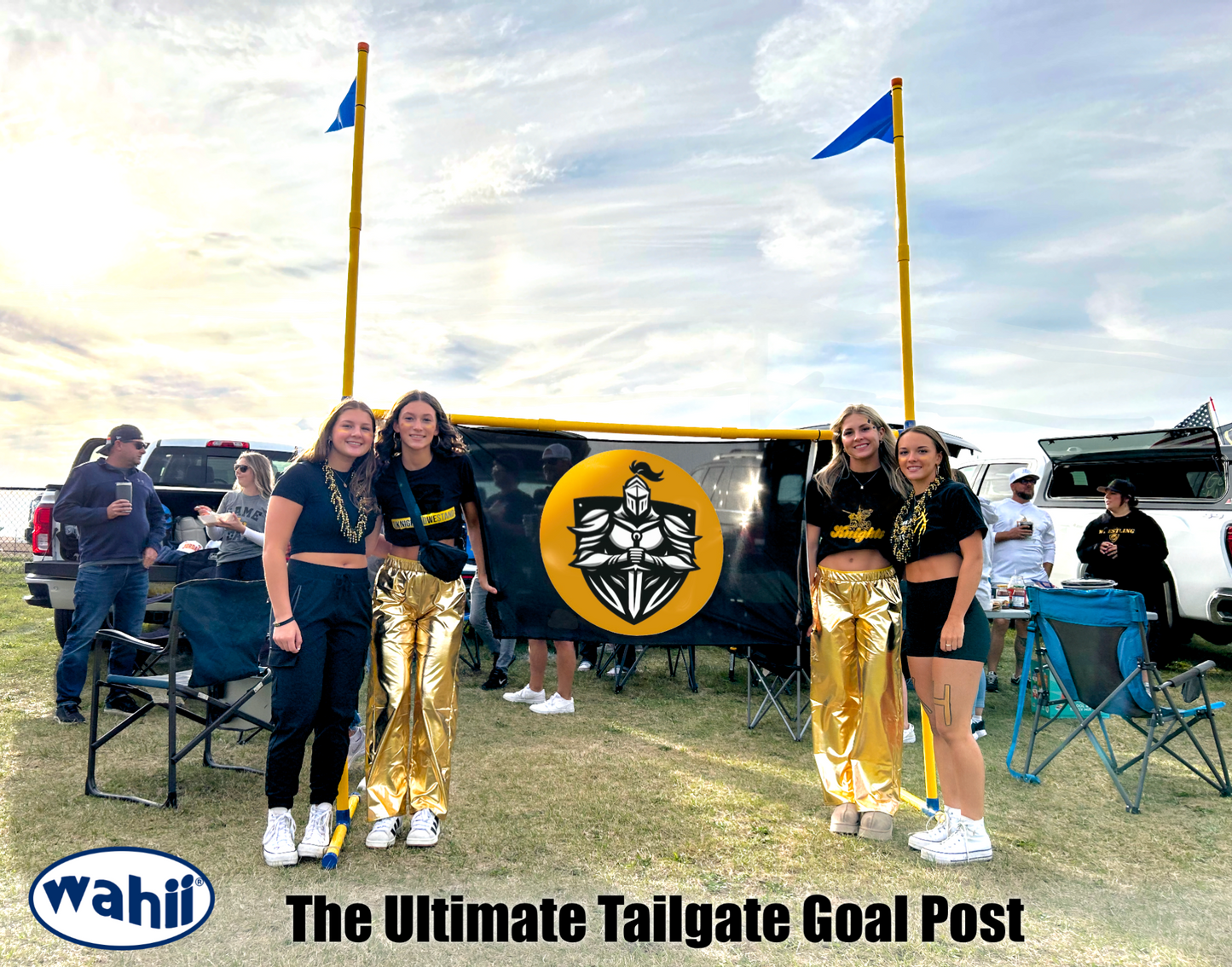 Jumbo Football Goal Post - 10 FEET TALL - The ULTIMATE Tailgate Party Field Goal