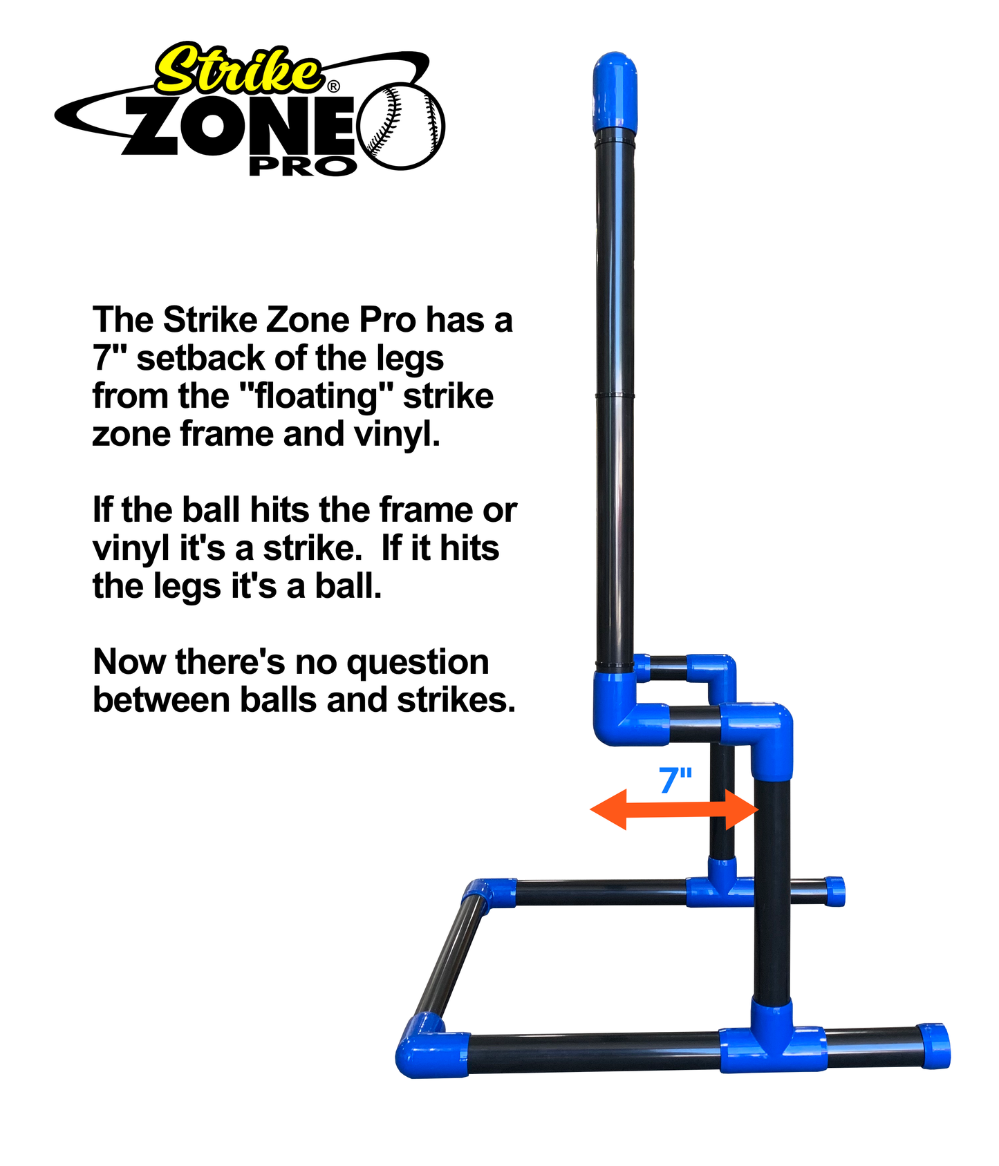 the strike zone pro wiffle ball and blitzball strike zone target PVC , height adjustable, steel or vinyl strike zone, waffle ball strike zone, blitzball strike zone